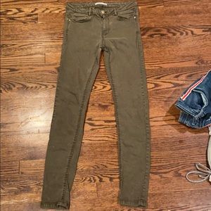 Green Zara Jeans
